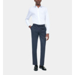 Pantalon De Costume En Laine Bleu Marine Homme