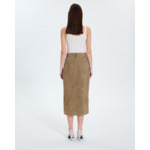 Jupe crayon kaki
