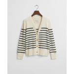 Striped Cotton Cardigan