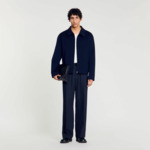 Blouson en laine double face