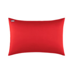 Kenzo - Taie d'oreiller en satin blanc, K Hanadot