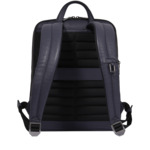 COME DE LANCEL - SAC A DOS EXTENSIBLE ZIPPE 14’ - Bleu Marine
