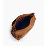 Grand sac hobo Romy en cuir grainé et lisse