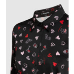 VALENTINE AOP SHIRT DRESS