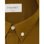 Chemise Gaspard en twill léger kaki