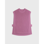 Pull sans manches Ilonna en coton rose