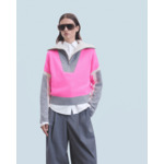 Pull Col Camionneur Tricolore