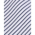 Chemise semi-ajustée rayée marine