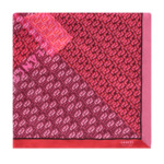 Motif Lancelgram - Châle - Mutico Rouge