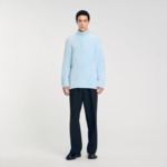 Pull en polaire bouclée