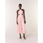 Robe longue plissée