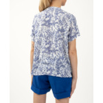 Top col V en viscose
