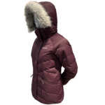 Rose Lodge  FS Down Jacket Femme Bordeaux