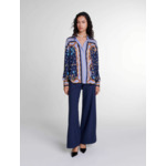 Chemise satinée imprimée