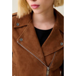 Veste perfecto cuir suède