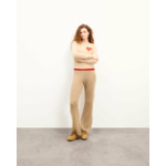 Pull Col Rond Cœur Broderie Future