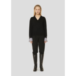 Pull Primrose-Noir en Laine Merinos Extrafine