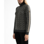 Pull col rond en laine mérinos femme