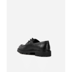 Derbies En Cuir Noir Avec Lacets