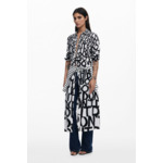 Robe midi à lettrage