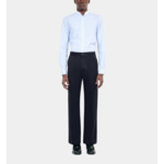 Pantalon Large En Coton Bleu Marine Homme