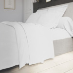 Drap plat Influence Percale Blanc
