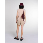 Pull sans manches en laine mélangée