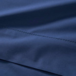 Desforges - Drap plat en percale de coton rouge, Alcove