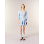 Robe à volants et détails dentelle