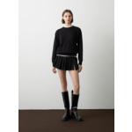 Sweat à col rond en maille torsadée