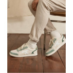 Baskets basses écrues & kaki clair