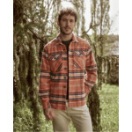 Sur-chemise bleu foncé & blanche