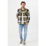 Men Overshirts Yellow
