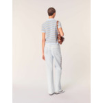 Polo en maille à rayures