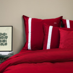 Lacoste - Drap housse en percale de coton vert, L Chic