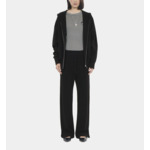 Pantalon En Laine Et Cachemire Noir Femme