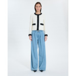 Veste en tweed écrue