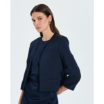 Veste courte satinée nocturne