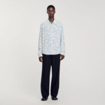Chemise imprimé camélias