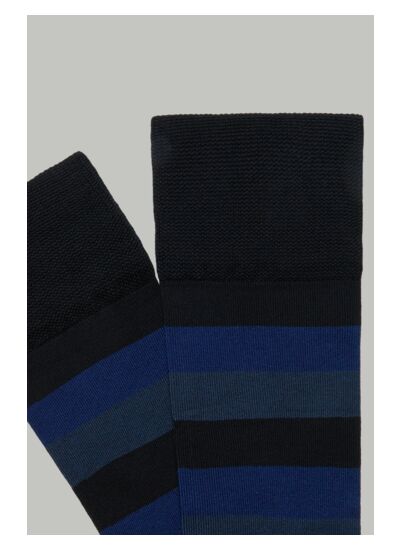 Chaussettes À Rayures En Fil Performance