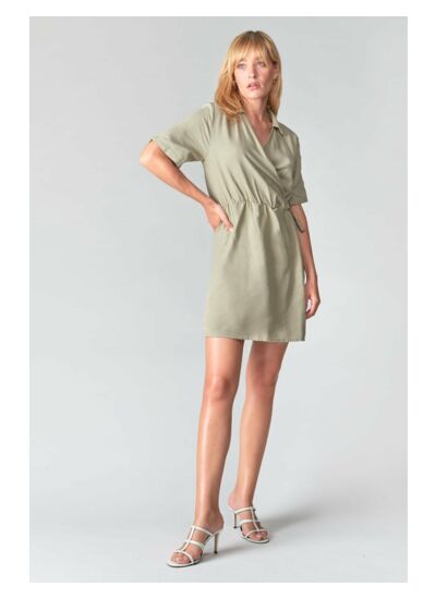 Robe portefeuille en jeans FLOE