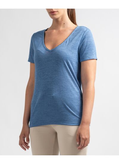 T-shirt manches courtes col V