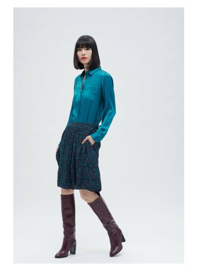 Chemise jeanne b 100% soie