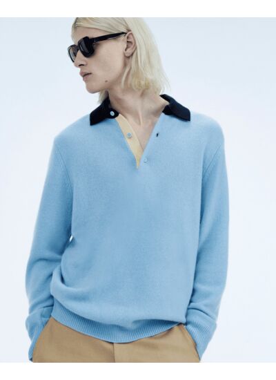 Pull Col Polo Contraste