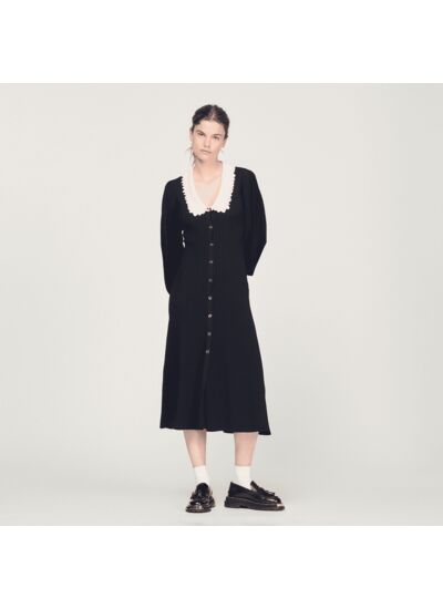 Robe longue à manches longues