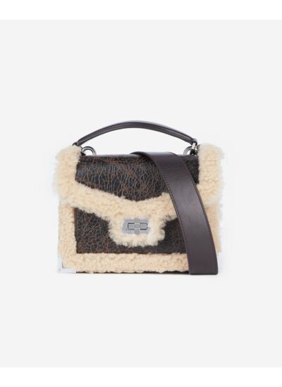 Sac Emily Small En Cuir Marron