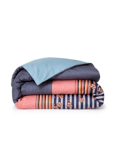 Kenzo - Housse de couette en satin de coton, K Shinzo