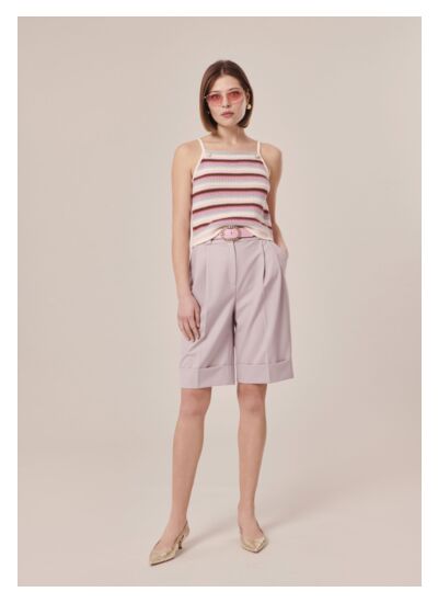 Top Piambello-Rose en Coton