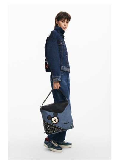 SAC A DOS MICKEY DENIM EDGE JERSEY MAXI PU