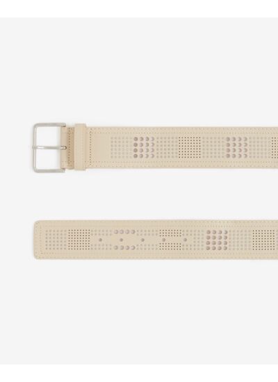 Ceinture En Cuir Perforé Costa